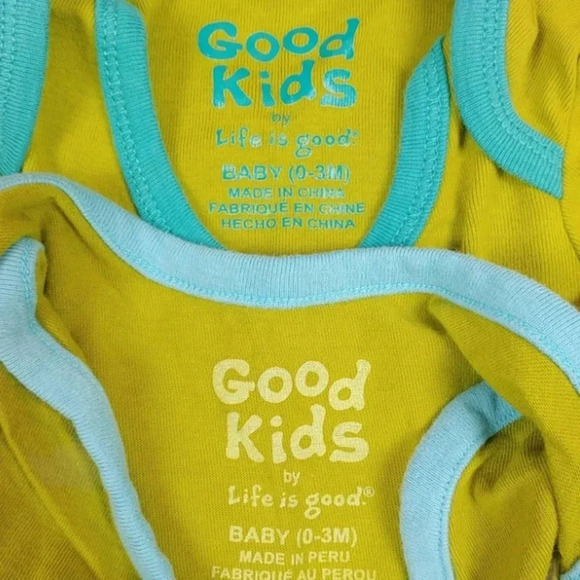 2 Life Is Good Infant / Baby Graphic Tees 0-3 M - Picture 2 of 4